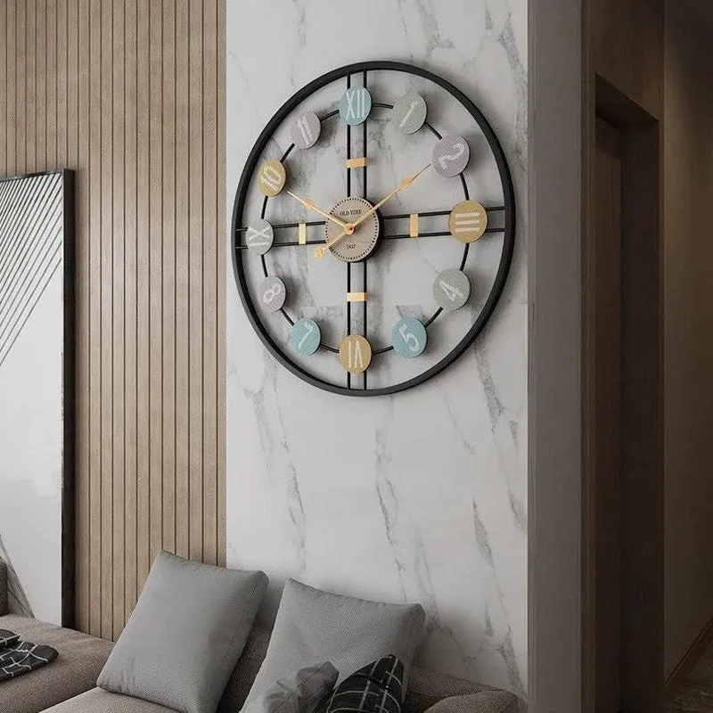 Dialy Silent Wall Clock - Black media 6