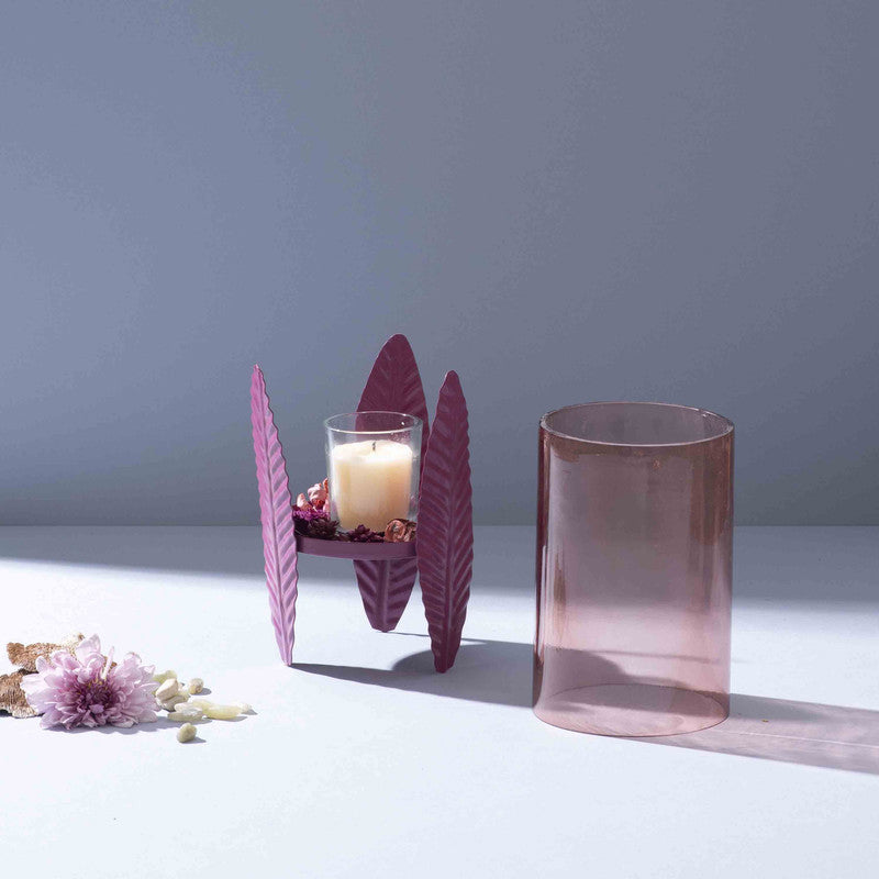 Antique Leaf Candle Holder - Set Of Two media 6
