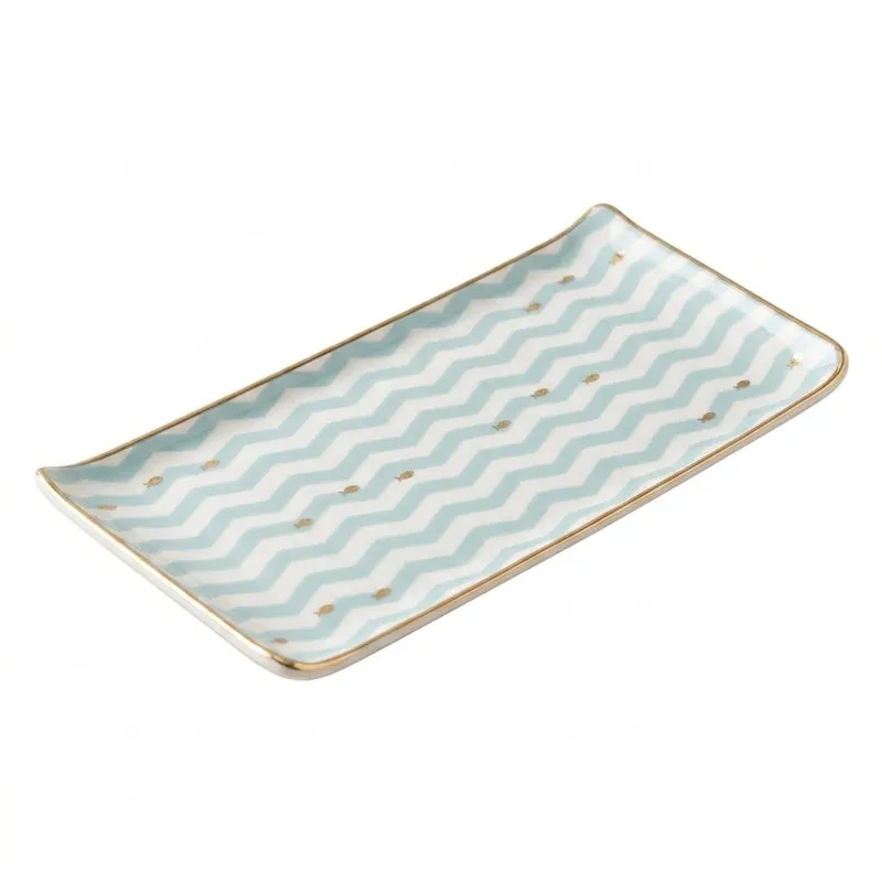 Wavy Sea Bone China Platter media 5