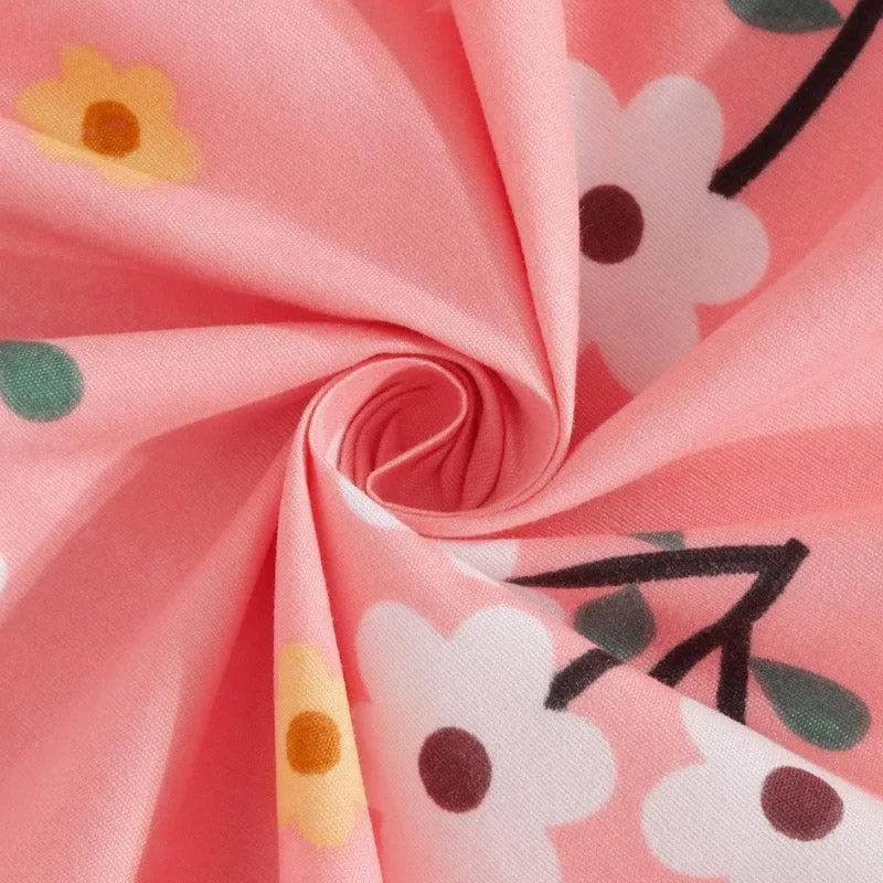 Ditsy Beauties Printed Bedsheet - 150 GSM media 4