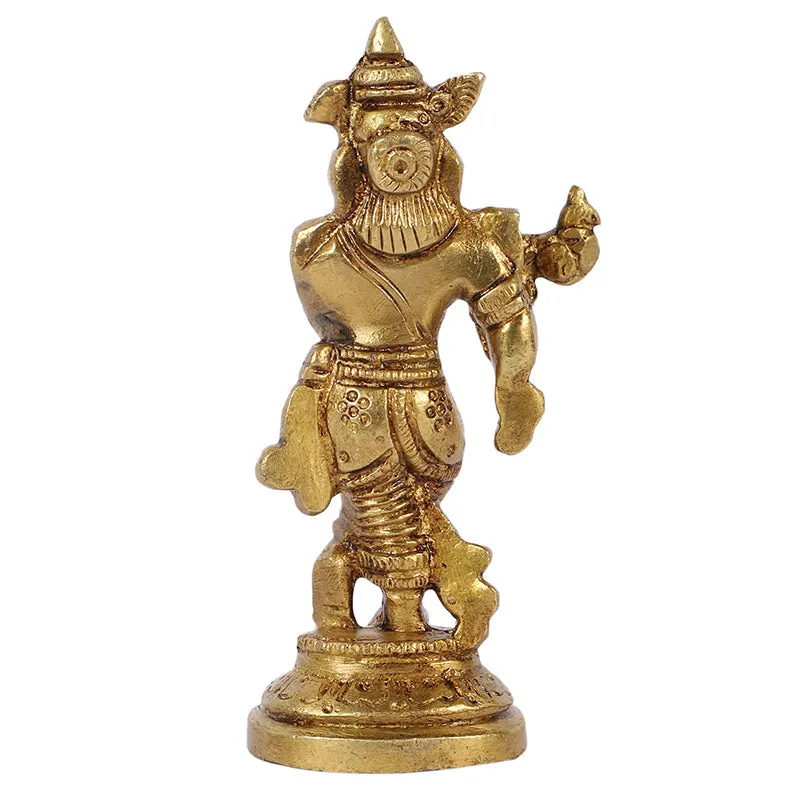 Shri Venugopala Swami Brass Idol media 5