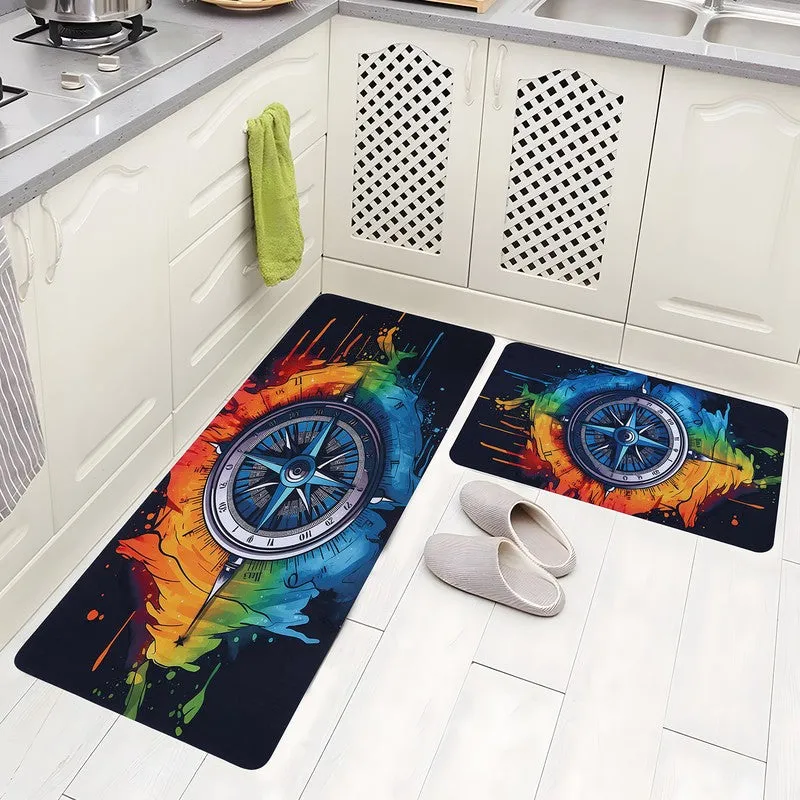 Tideora Rubber Kitchen Floor Mats - Set of Two media 1
