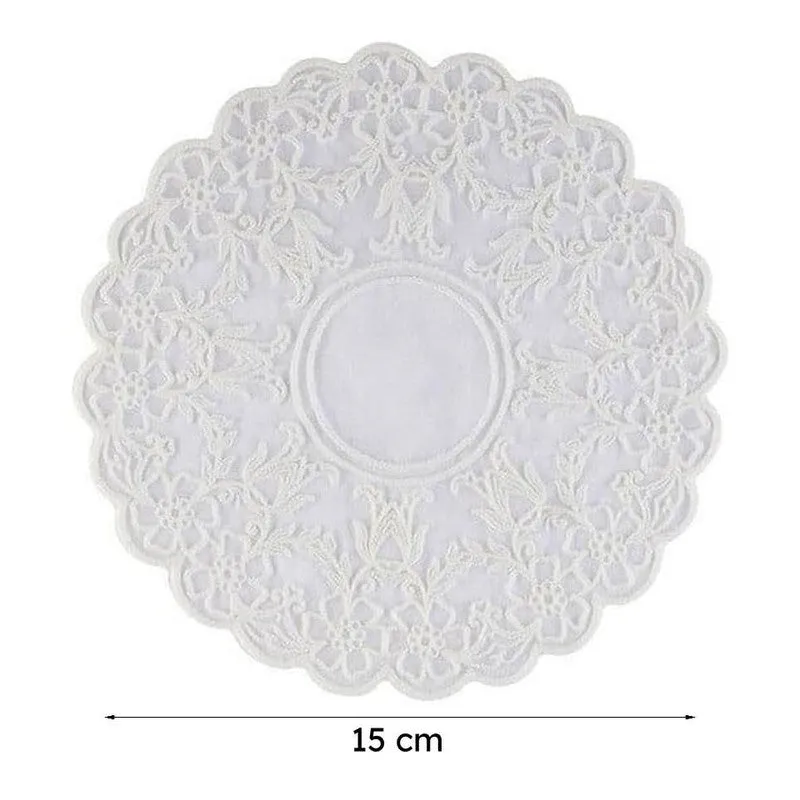 Embroidered Floral Fiesta Doily - Set Of Two media 6