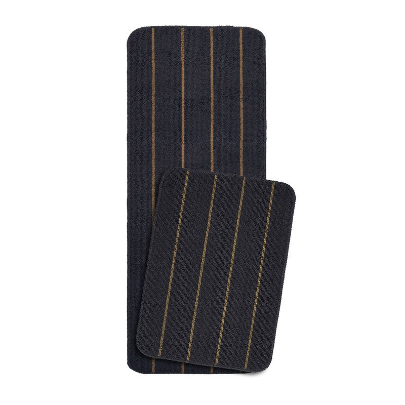 CozyLines Kitchen Floor Mats (Navy) - Set of Two media 3