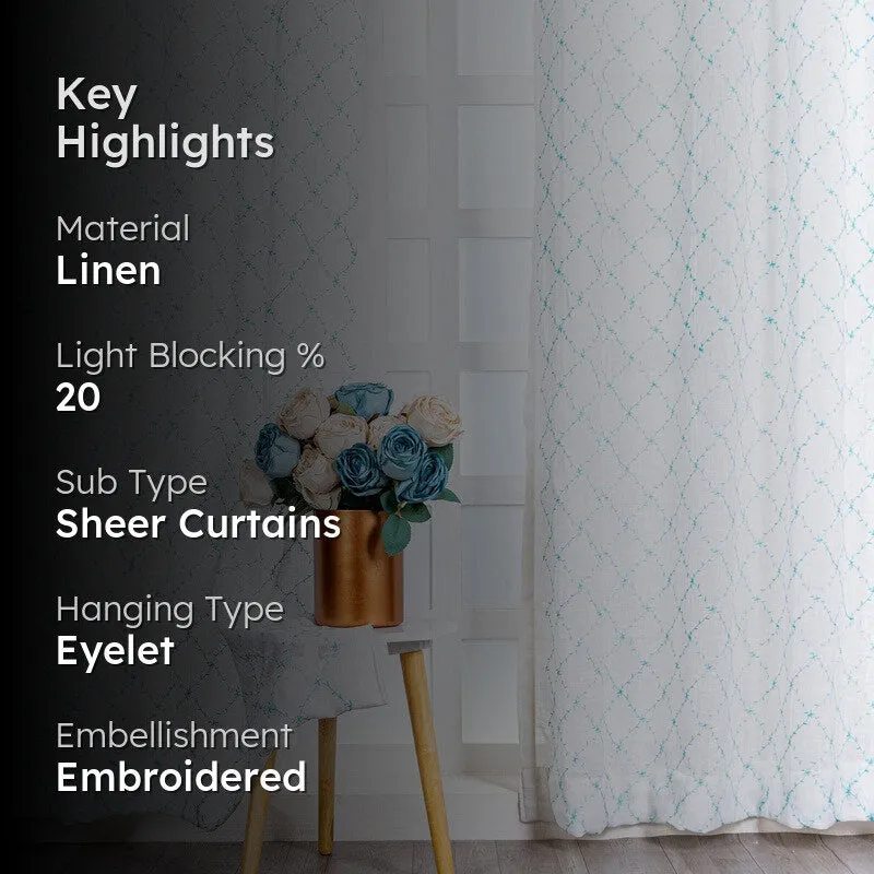 Aryia Modern Art Curtain - Set Of Two media 2