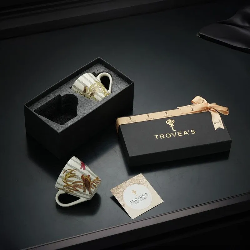Elaris Porcelain Tea Cup (300 mL Each) - Set Of Two media 3
