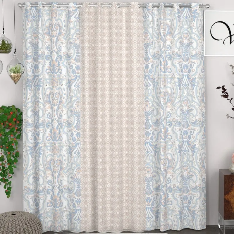 Blossom Petal Elegance Curtains - Set of Three media 1