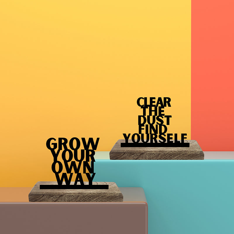 Clear & Grow Showpiece - Set Of Two