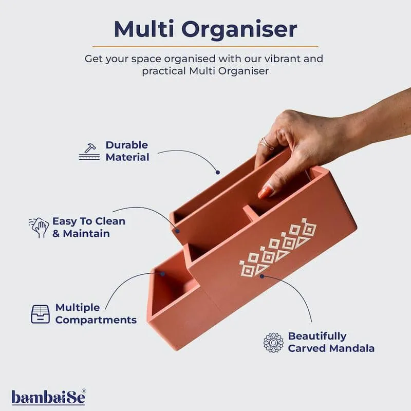 Nisa Ethnic Organizer - Pink media 5