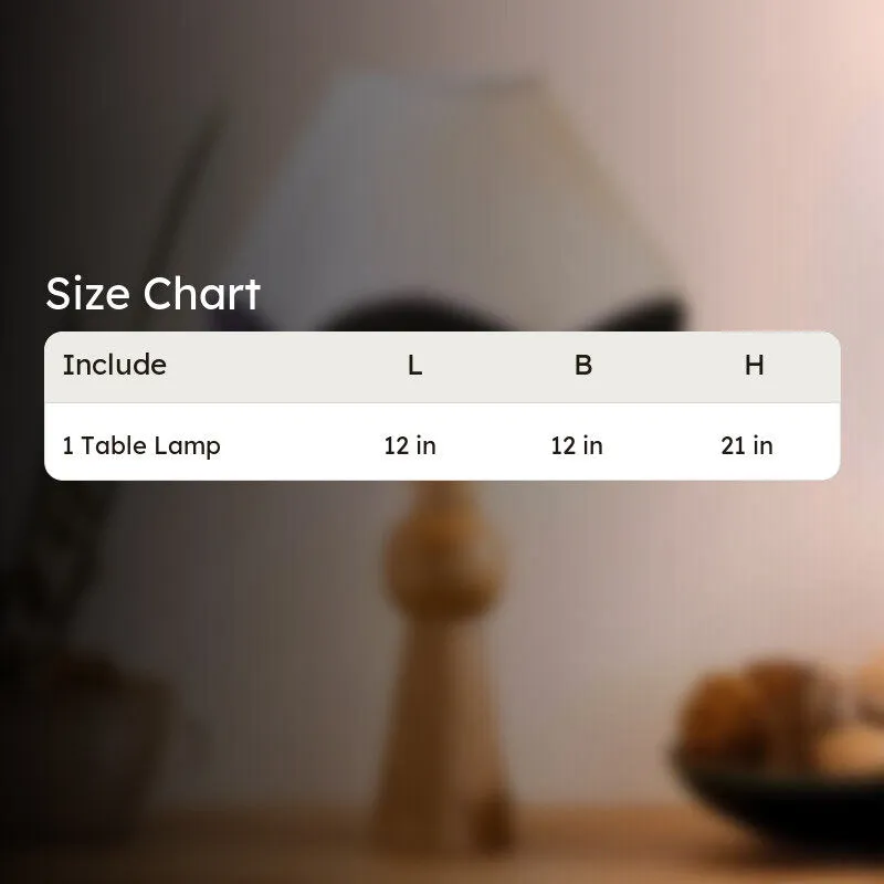 Angler Terra Wooden Table Lamp - White media 5