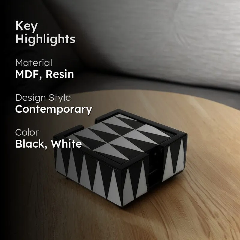 Zebra Coaster - Set Of Four media 2