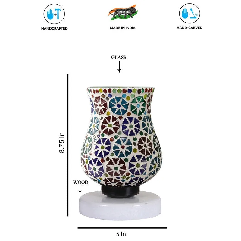 Illumea Mosaic Glass Table Lamp - Multicolor media 8