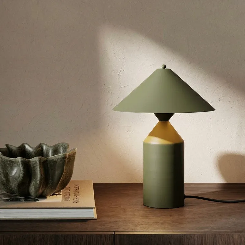 Fig Living Cone Casa Metal Table Lamp - Green media 8
