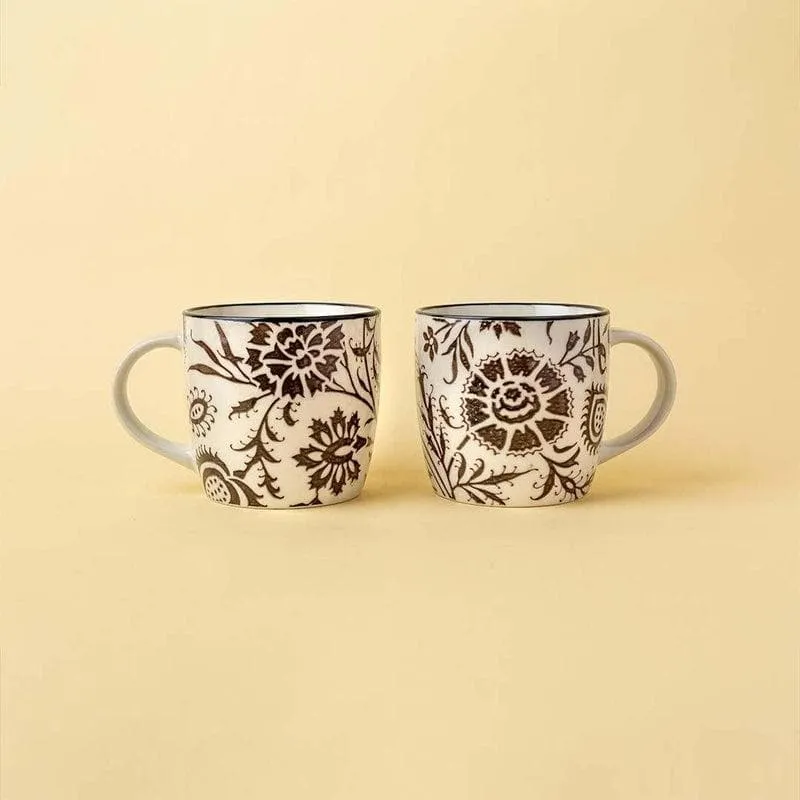 Daylily Porcelain Tea Cup (250 mL Each) -  Set of Two media 1