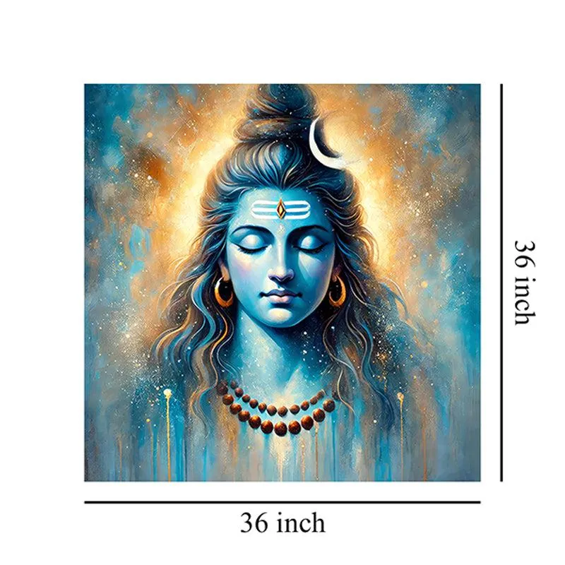 Bholenath Poly Canvas Wall Painting media 8