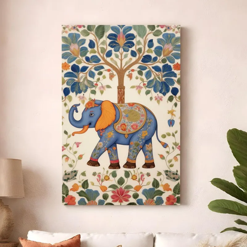 Tribal Gajraj Canvas Wall Art media 3