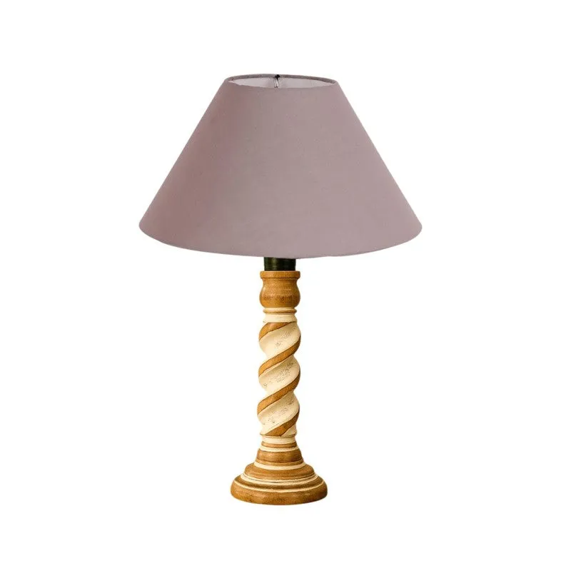 Modera Livo Wooden Table Lamp - Grey media 5