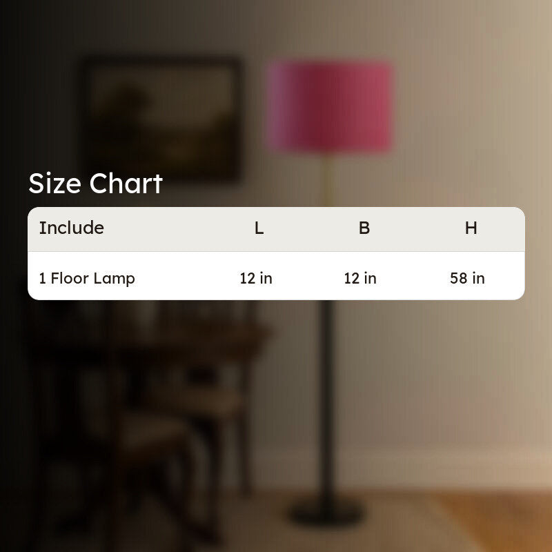 Horizon Curve Wooden Floor Lamp - Pink media 8