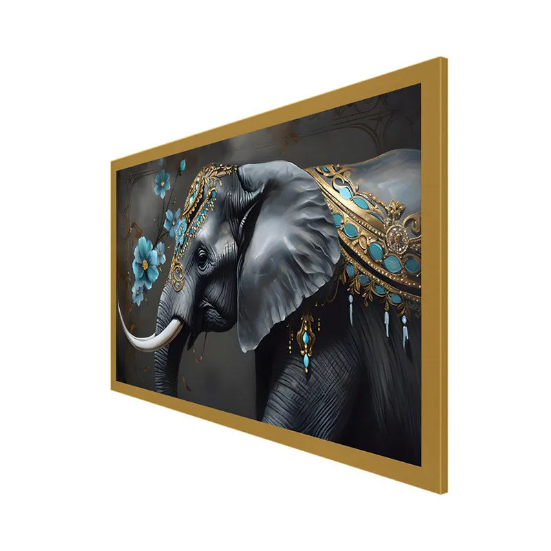 Hasthi Wall Painting With Frame media 6