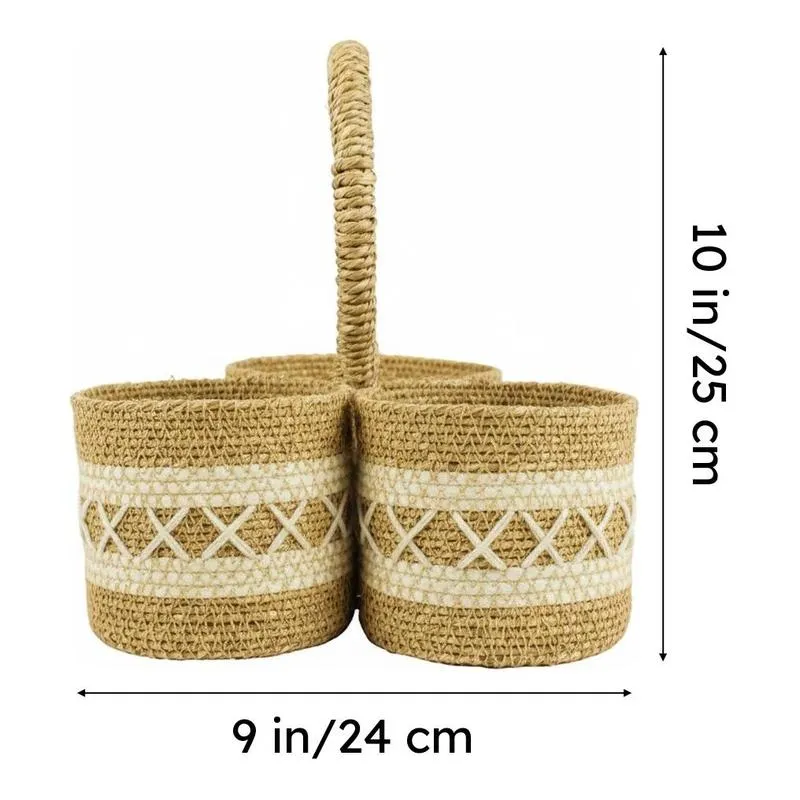 Araiya II Sea Grass Natural Fiber Storage Basket media 9