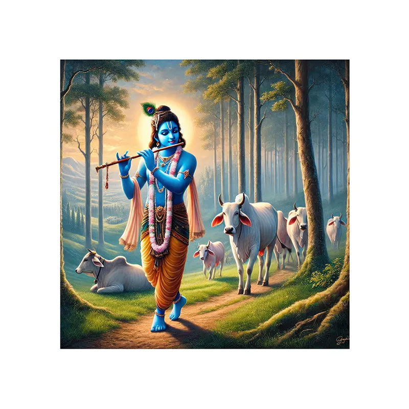 Govardhana Poly Canvas Wall Painting media 4