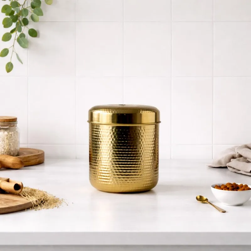 PureForm Gold Brass Container - 5000 mL media 1