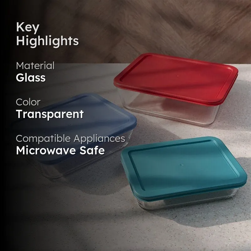 Potsa Nidora Transparent Storage Container - Set Of Three media 2