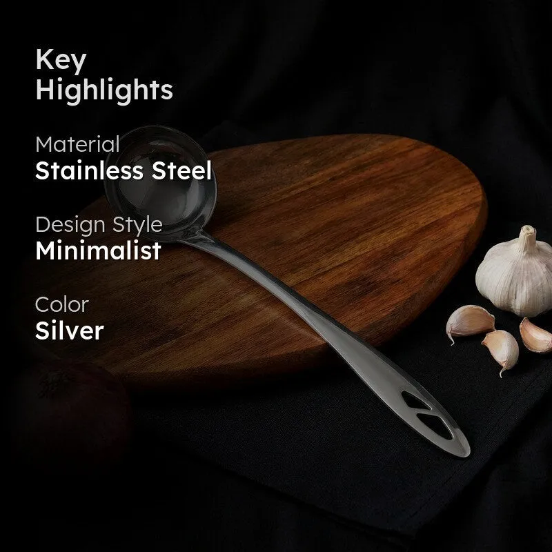 Dineza Stainless Steel Ladle - 33 CM media 2