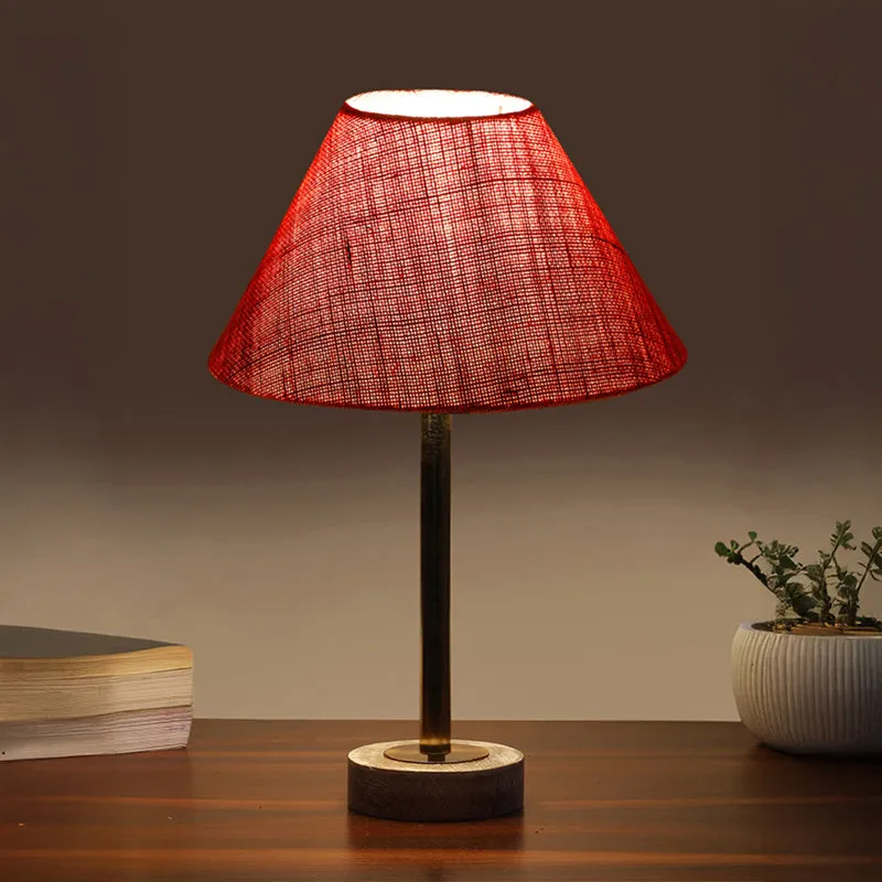 Sienna II Rodin Wooden Table Lamp - Pink,Gold,White media 1