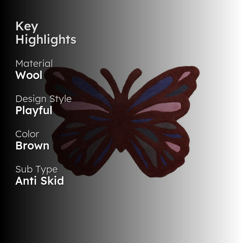 Butterfly Garden Wool Carpet media 2