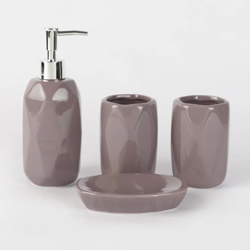 Scuzy Rhombic Bathroom Set media 5
