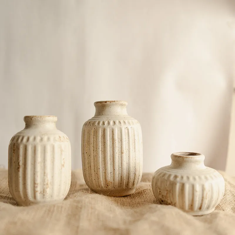 Sunhusk Neo Porcelain Vase With Dried Flower media 4