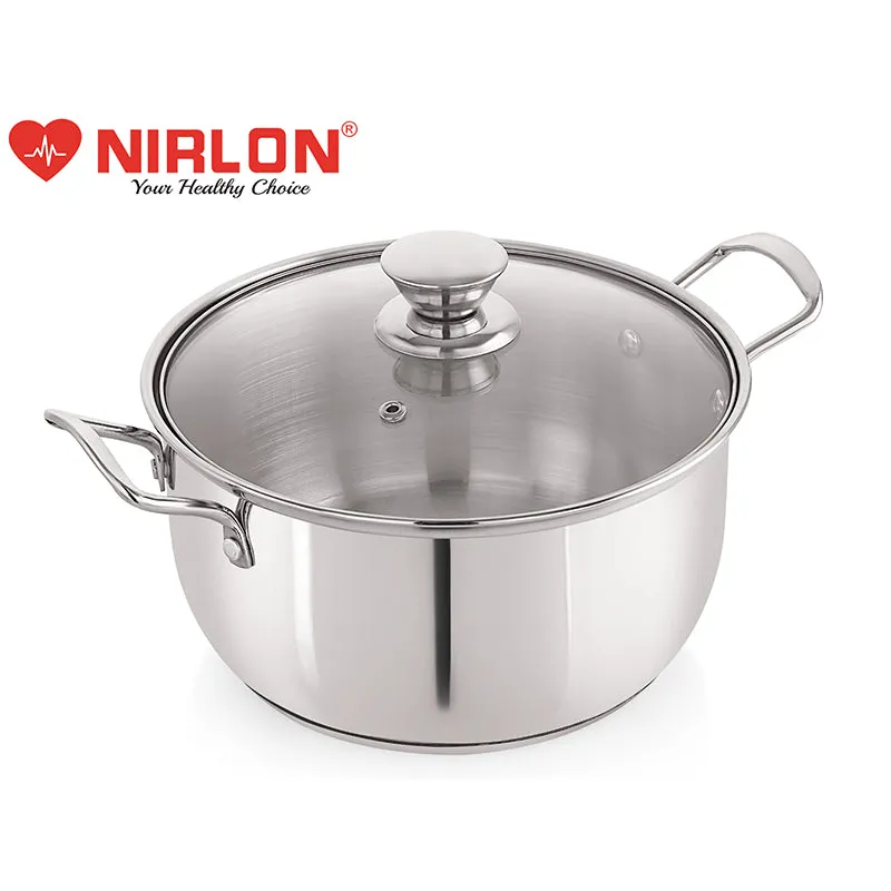Nirlon Cooking Pot With Lid - 1500 ML/8 Inches media 5