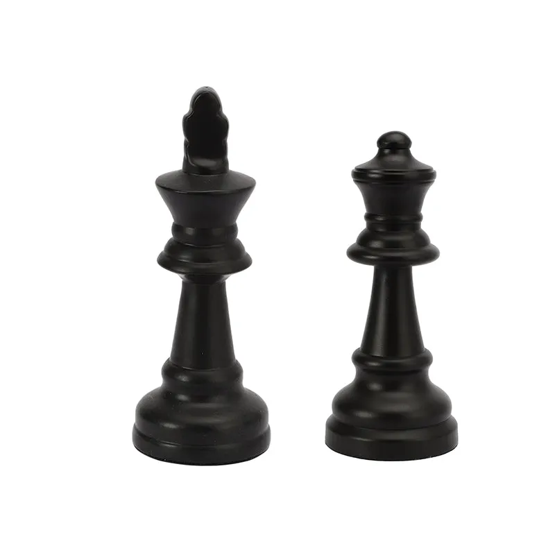 King & Queen Metal Showpiece - Set Of Two media 4