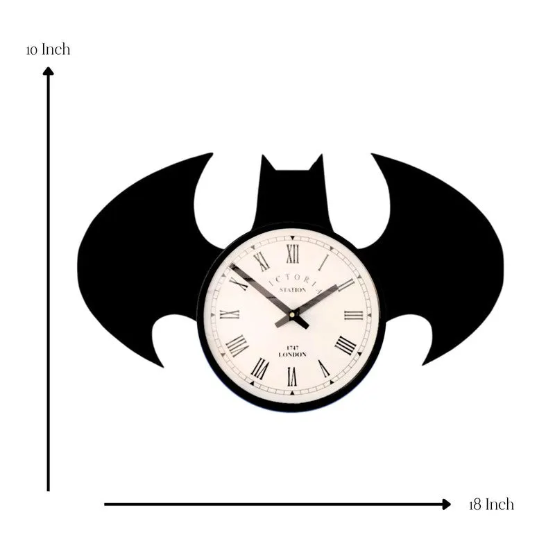 Dusknox Steel Analog Wall Clock - Black media 7