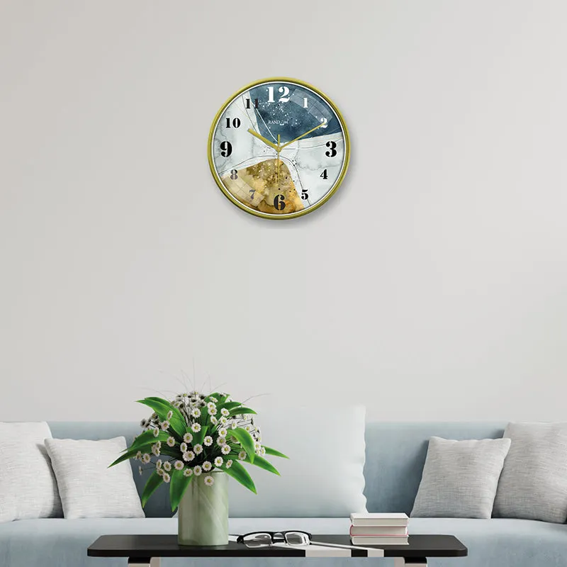 Ocean Stone Plastic Analog Wall Clock media 5