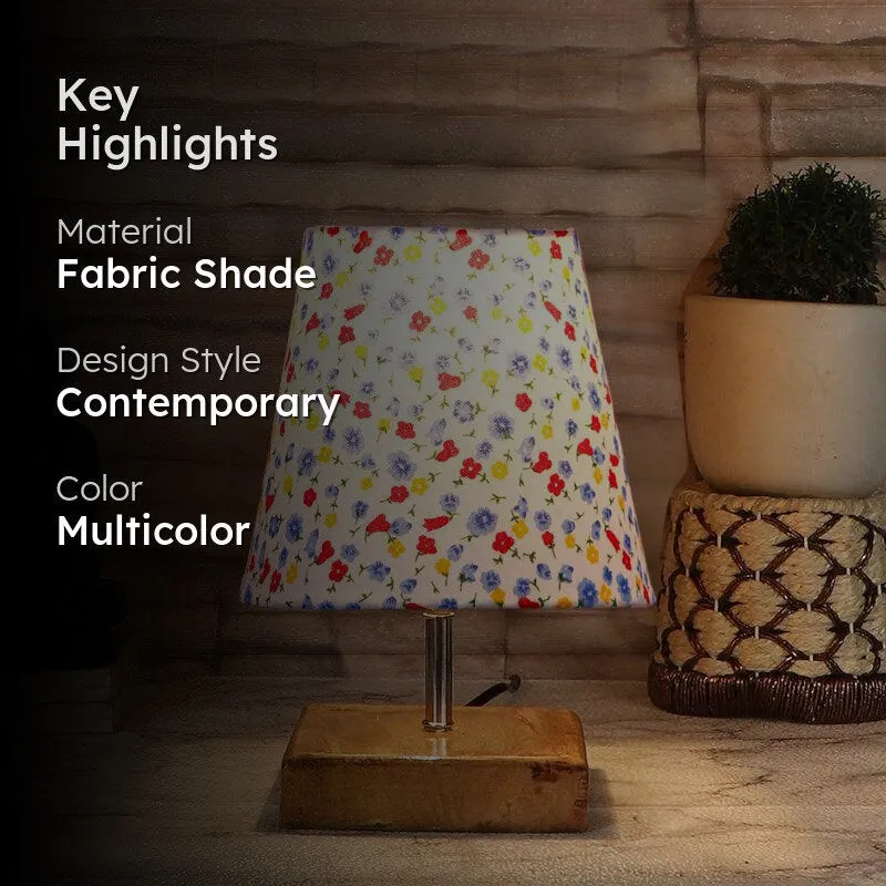 Tryda Color Splash Fabric Table Lamp - Multicolor media 2