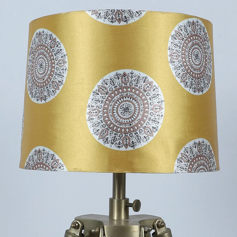 Mandala Merry Printed Tripod Floor Lamp - Brown media 4