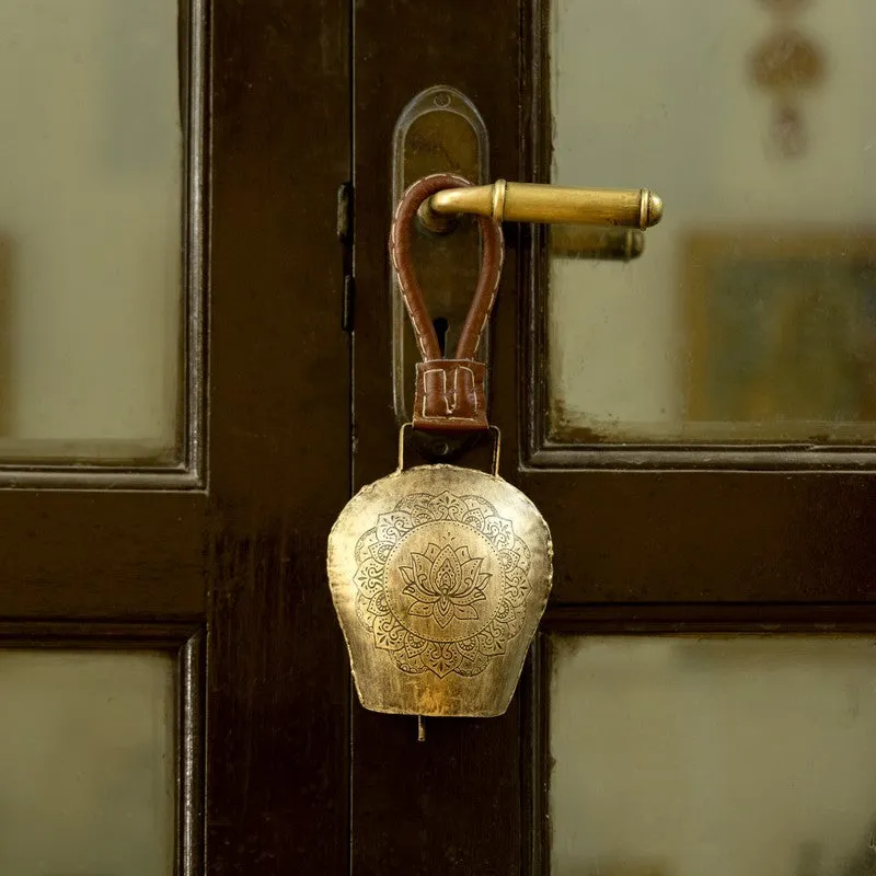 Bellique Decorative Hanging Bell (Gold) - Set Of Five media 4