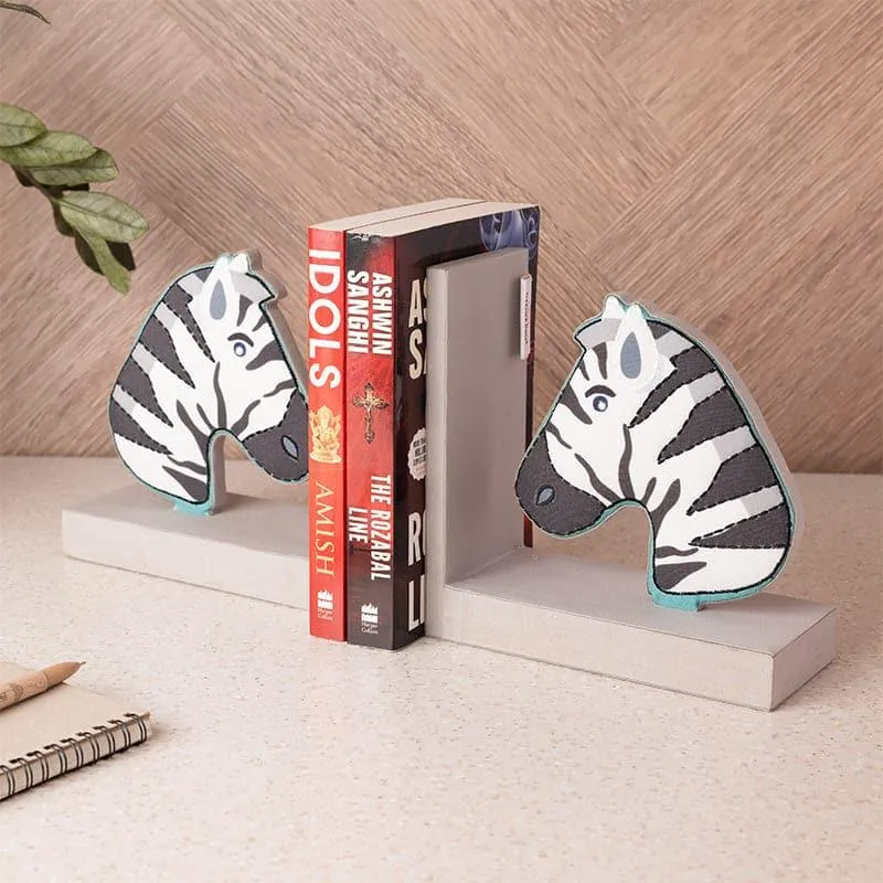 Zebro Book Ends (Zebra Collection) - Set Of Two media 1