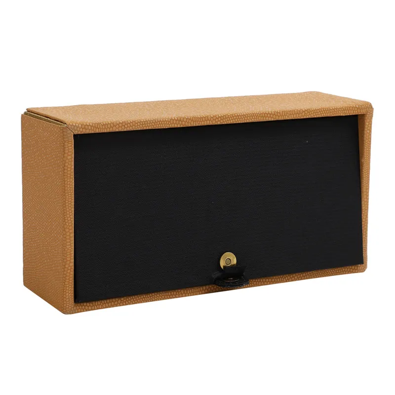 Meho Leather Tissue Box - Brown media 5