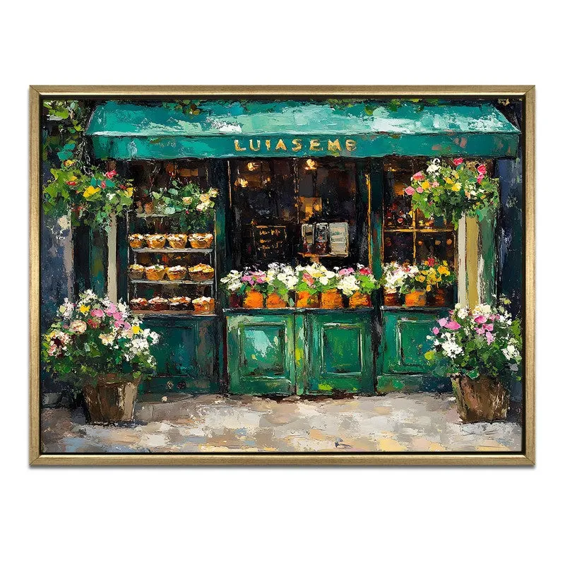 Bloomery Canvas Wall Painting With Frame media 3