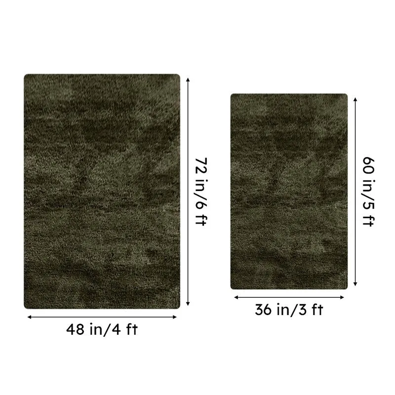 Nuo Luxe Micro Fiber Area Rug - Coffee Brown media 8