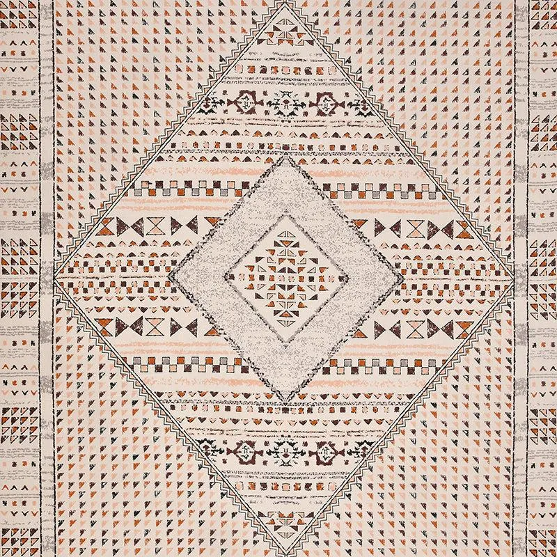 Rajasthani Nights Geometric Cotton Bedsheet (Beige) - 150 TC media 3