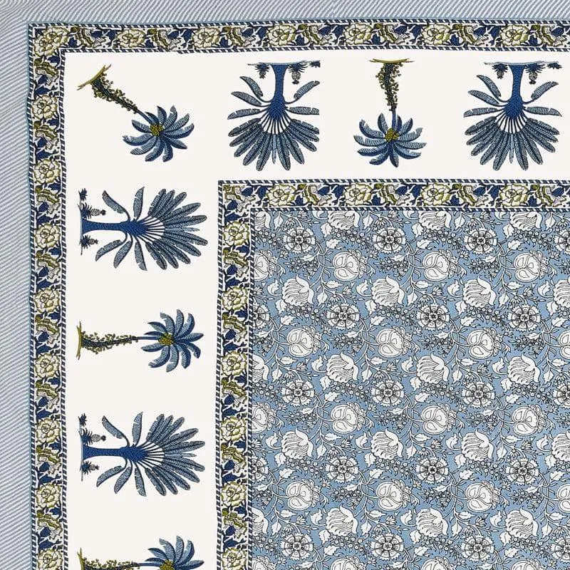 Kanishka Printed Cotton Bedsheet (Blue) - 140 TC media 4