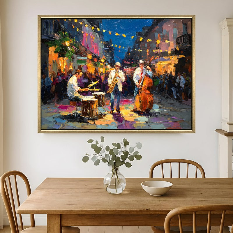 Melody Canvas Wall Painting With Frame