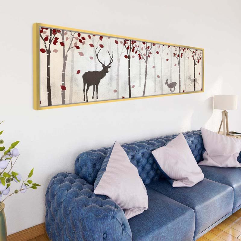 Deer in Dew Canvas Wall Art media 3