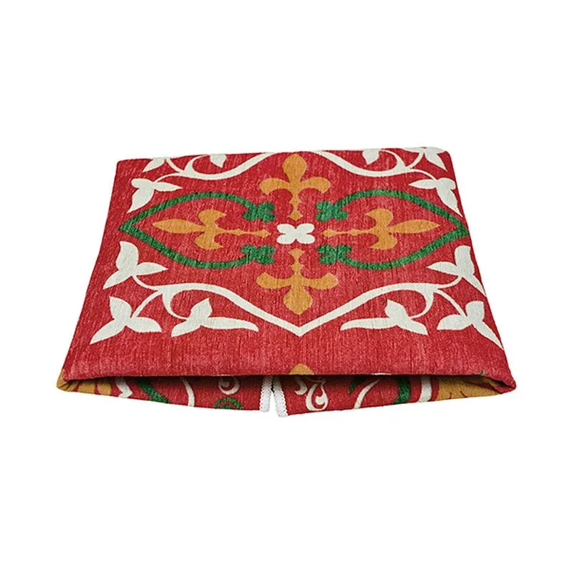 Divine Aangan Prayer Mat (Red) - 550 GSM media 8