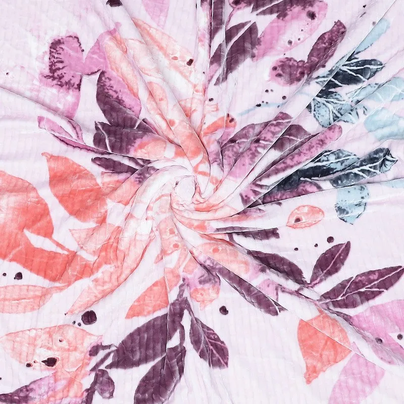 Monte Carlo Blossom Dreamscape Blanket (Pink) - 900 GSM media 7
