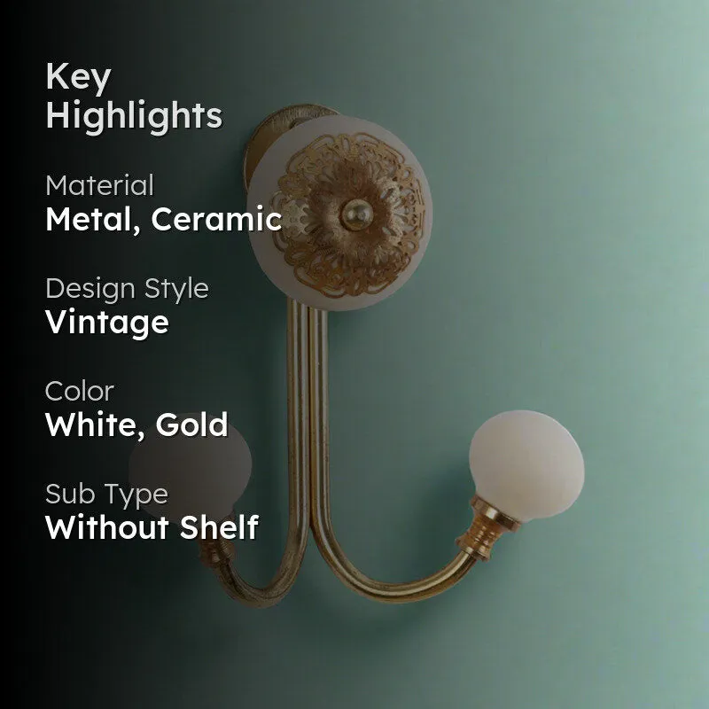 Rifa Floral Filigree Wall Hook media 2